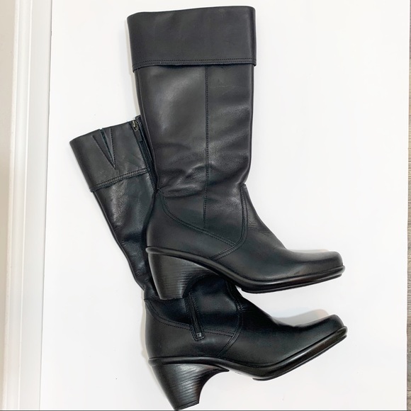 dansko tall black boots